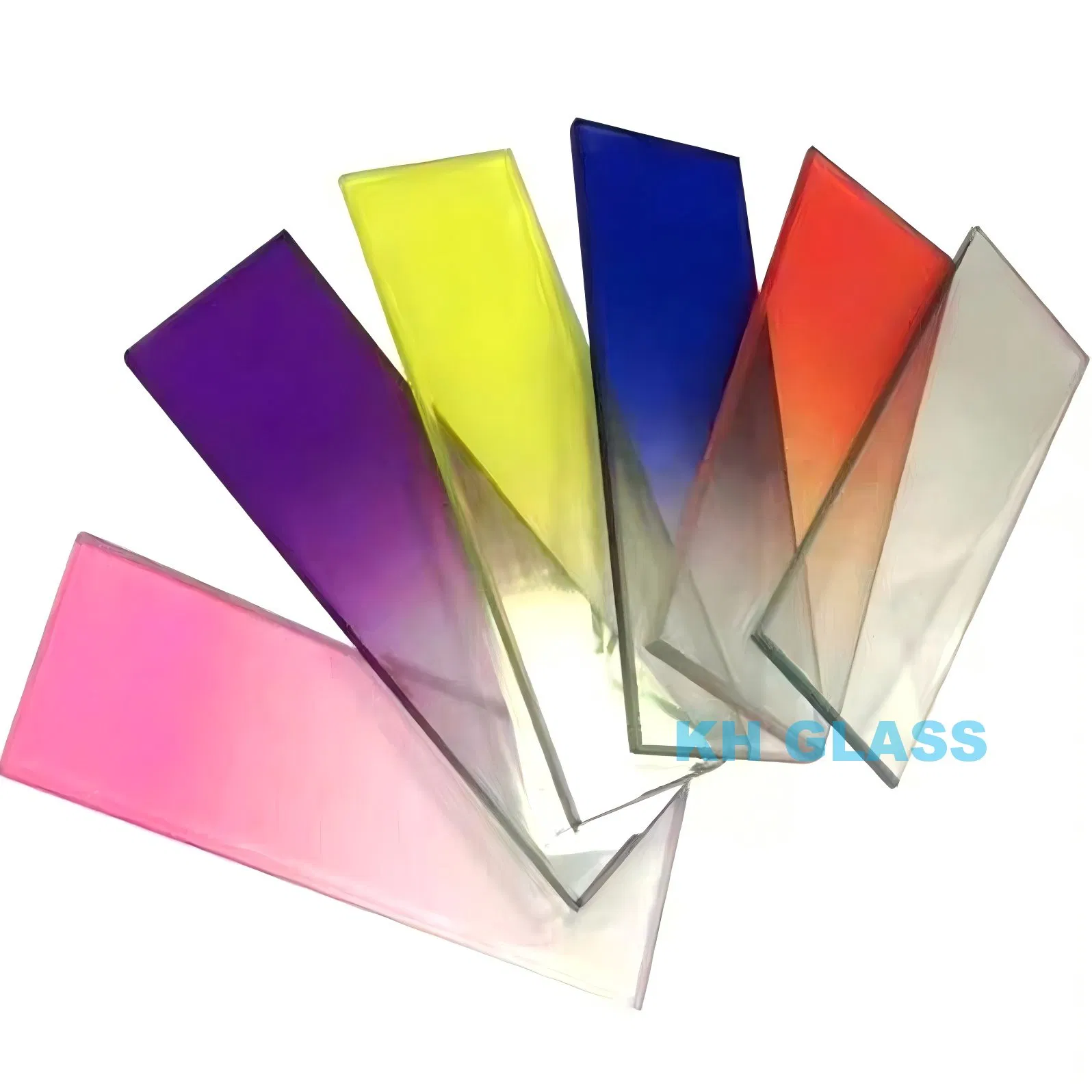 Unique Graduated Color Glass for Stylish and Contemporary Interior Design Factory Glass