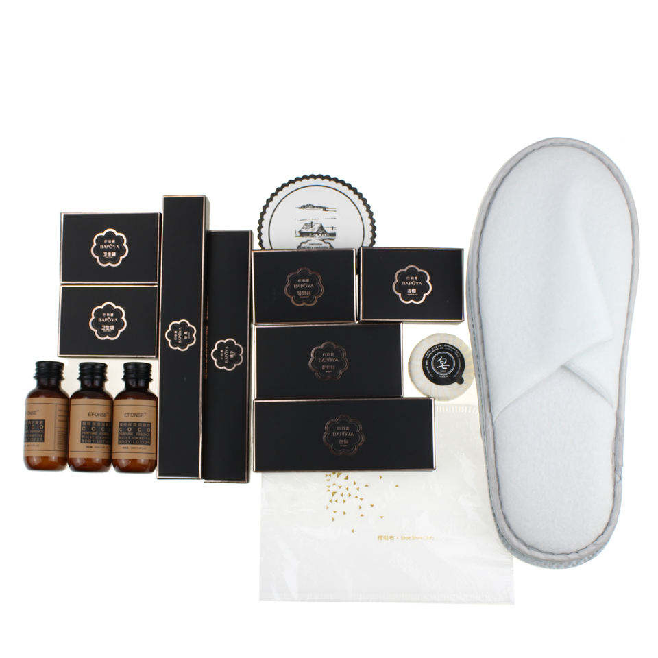 Hotel Supplies Disposable Bathroom Toiletries Portable Travel Amenity Kit