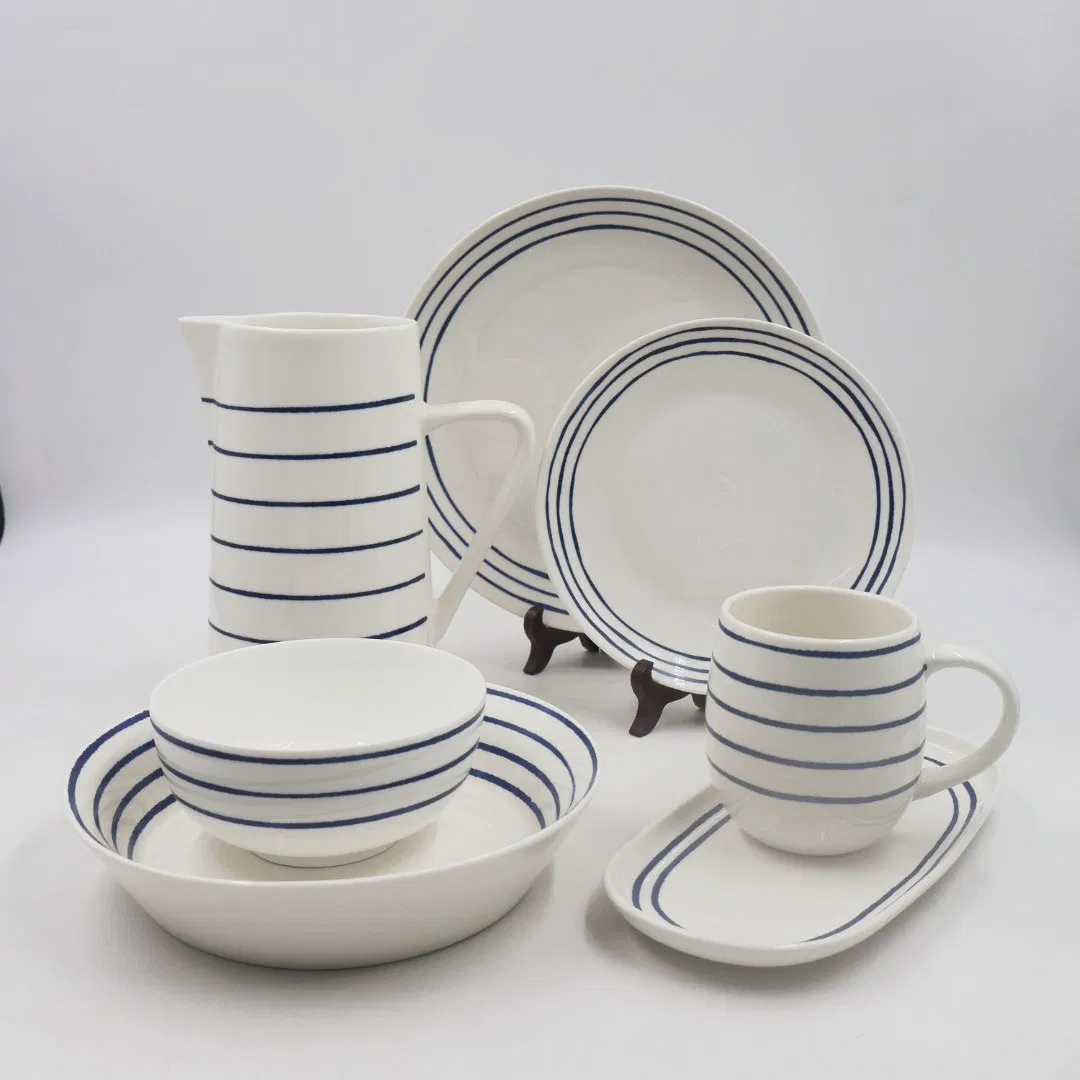 Wholesale High-Quality Party Tableware, Kitchen Utensils, Customizable Ceramic/Porcelain Dinnerware for Decoration