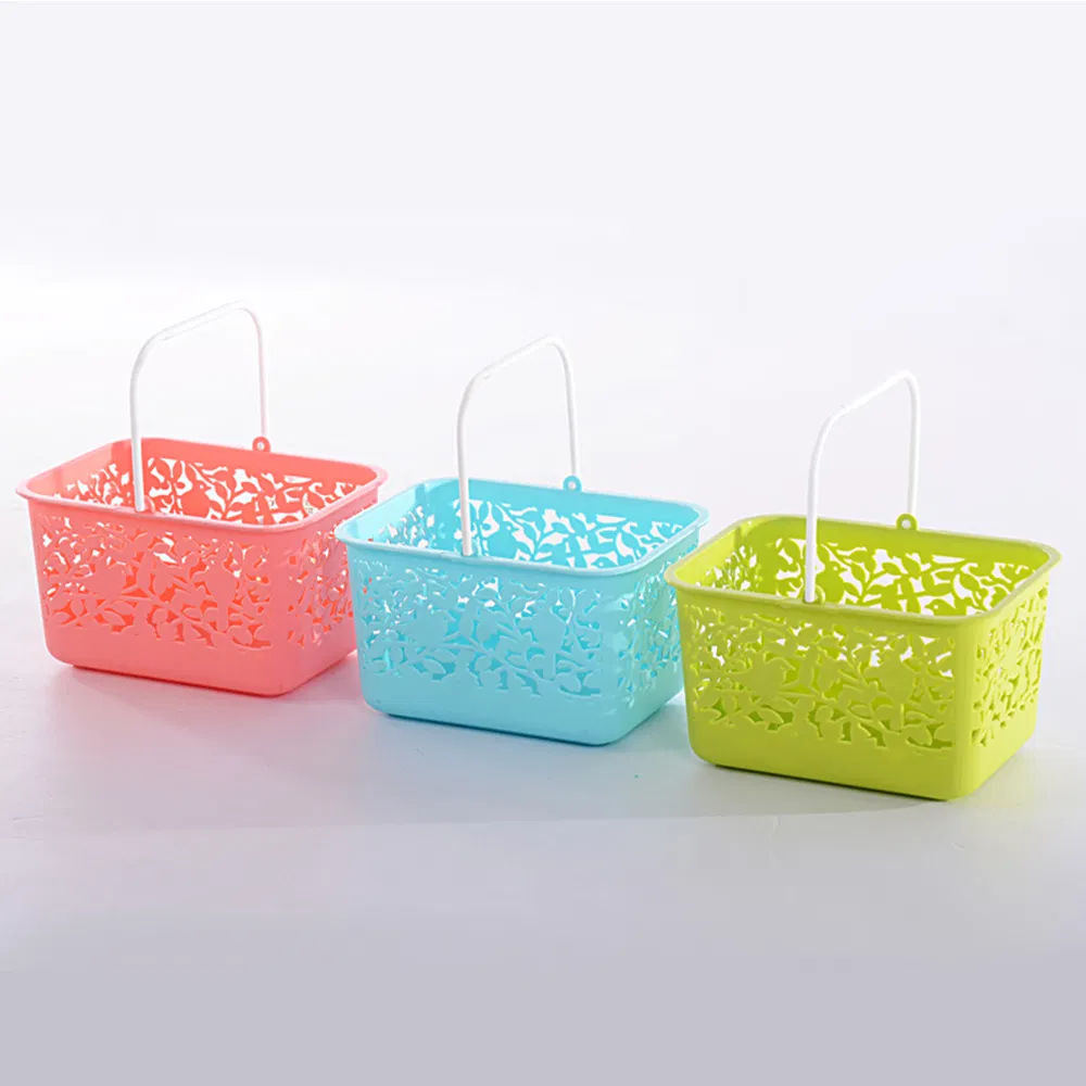 A77 Best Price Plastic Shopping Small Baskets Mini Baskets with Handles