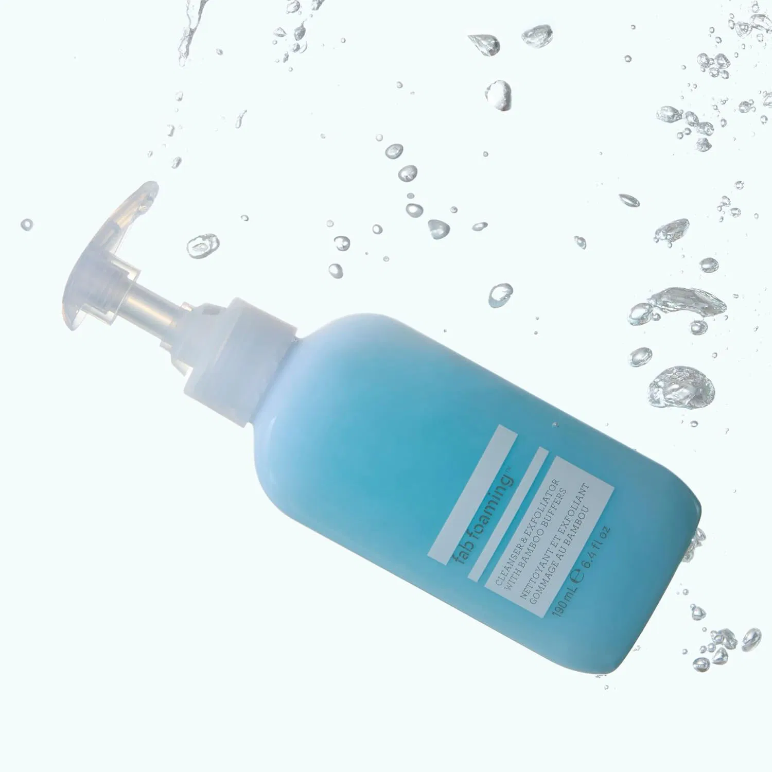 Ls 048OEM Private Label 190ml Foaming Facial Cleanser Gentle Oil-Free Soothing Exfoliating