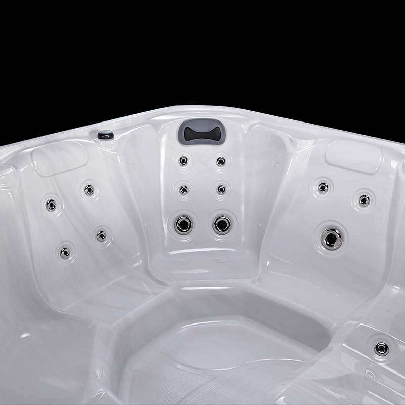 Sunrans CE/ETL Certified Ergonomic Hot Tub 5 Seats and 1 Lounge Design with Multi-Zone Powerful Jets