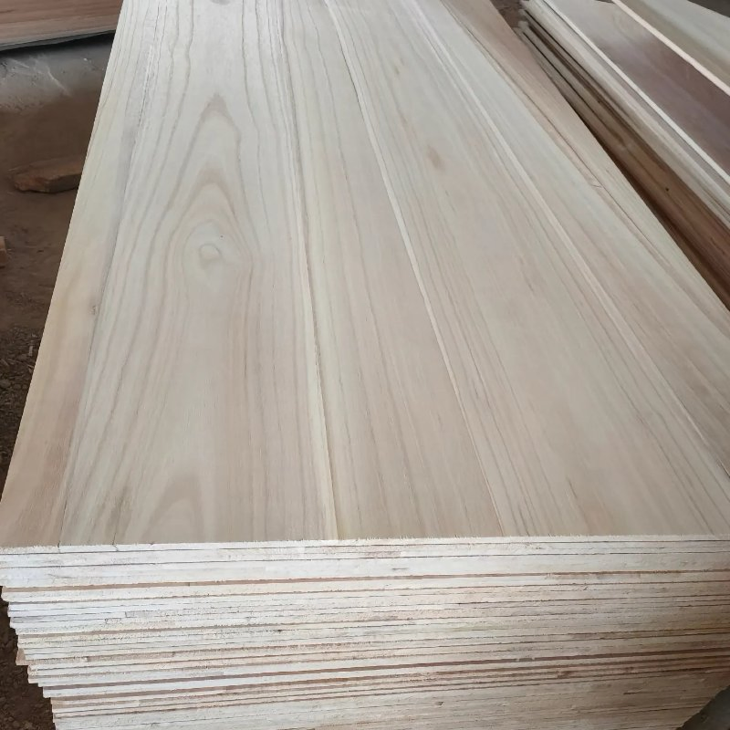 White Wood Batten Paulownia Lumber Wood Furniture Panel