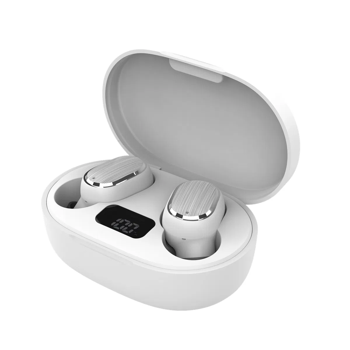 OEM Manufacturer Ture Wireless Earbuds 3D Stereo Quad Mic 400mAh Battery Tws Earbuds for Mobile Phone APP Support Hall Switch