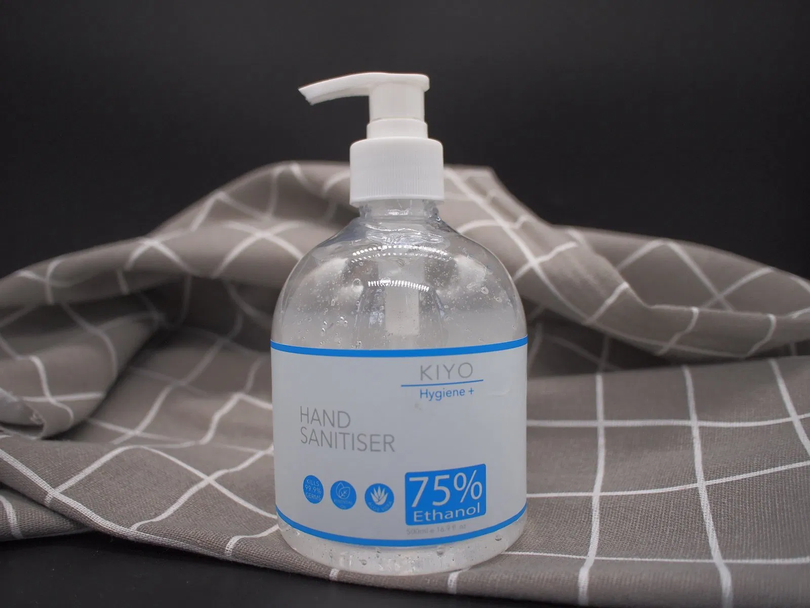 Manufacturers Custom Logo Hospital Antiseptic Antibacterial 500ml Gel Alcohol Hand Sanitizer 10