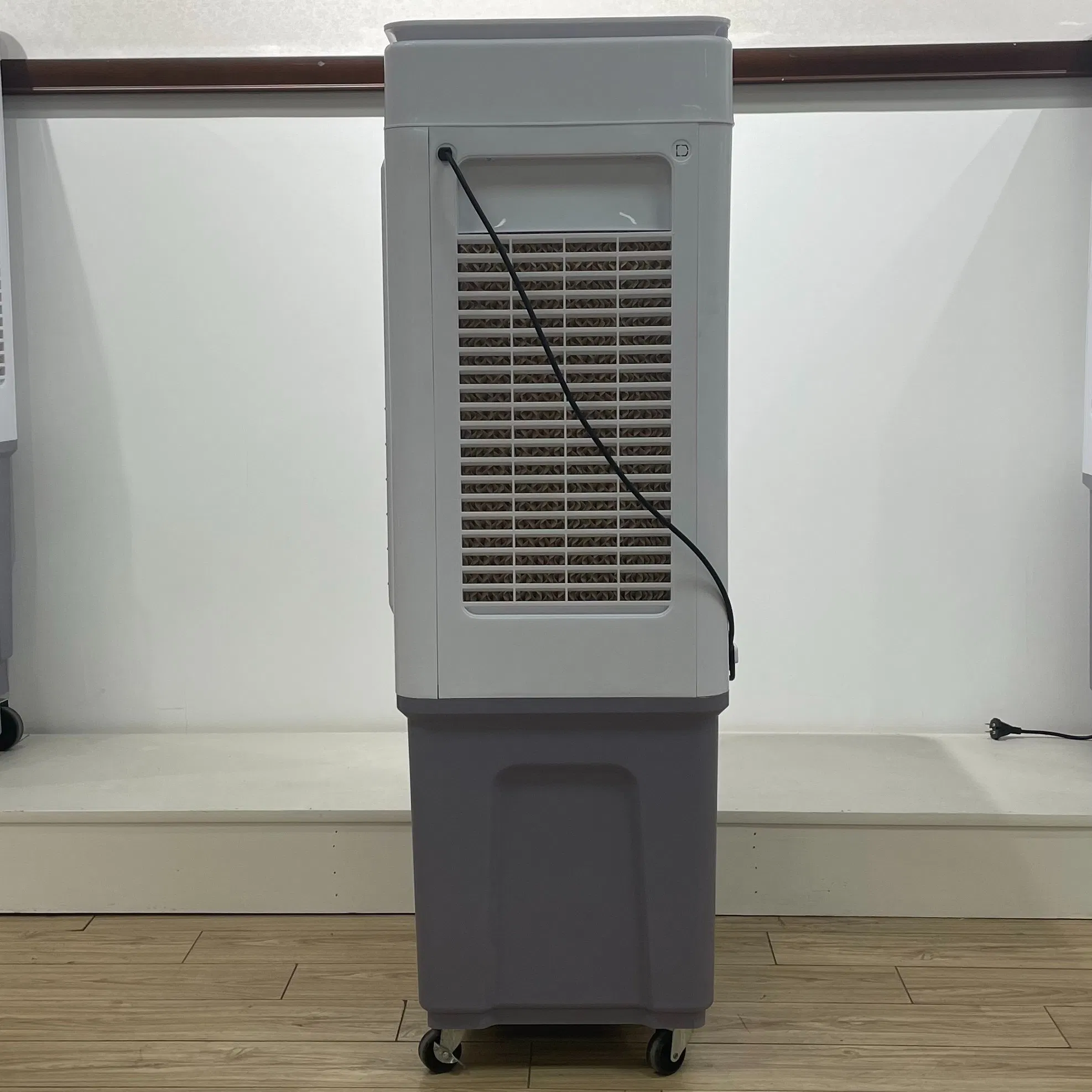 Air Cooler Fan Household Electric Air Cooler with Glass Top Cover