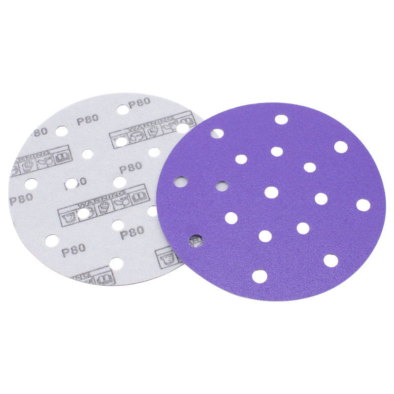 Шлифовальные диски Violet Ceramic 6 дюймов, липучка