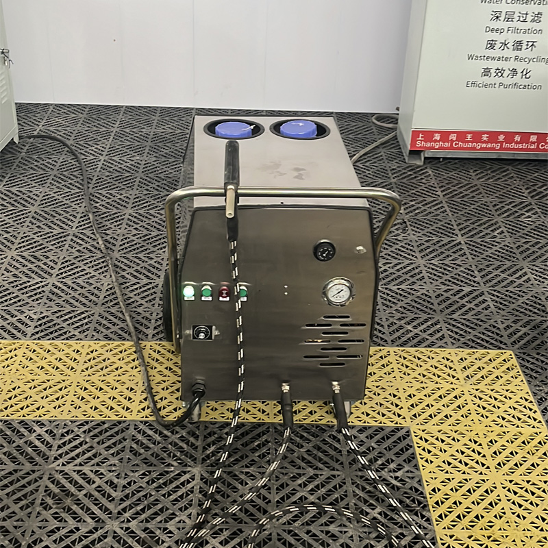 Dual Gun Steam Cleaner Supports Dual Person Simultaneous Operation One Click Switch for Wetdry Modes Doubled Efficiency and High Flexibility