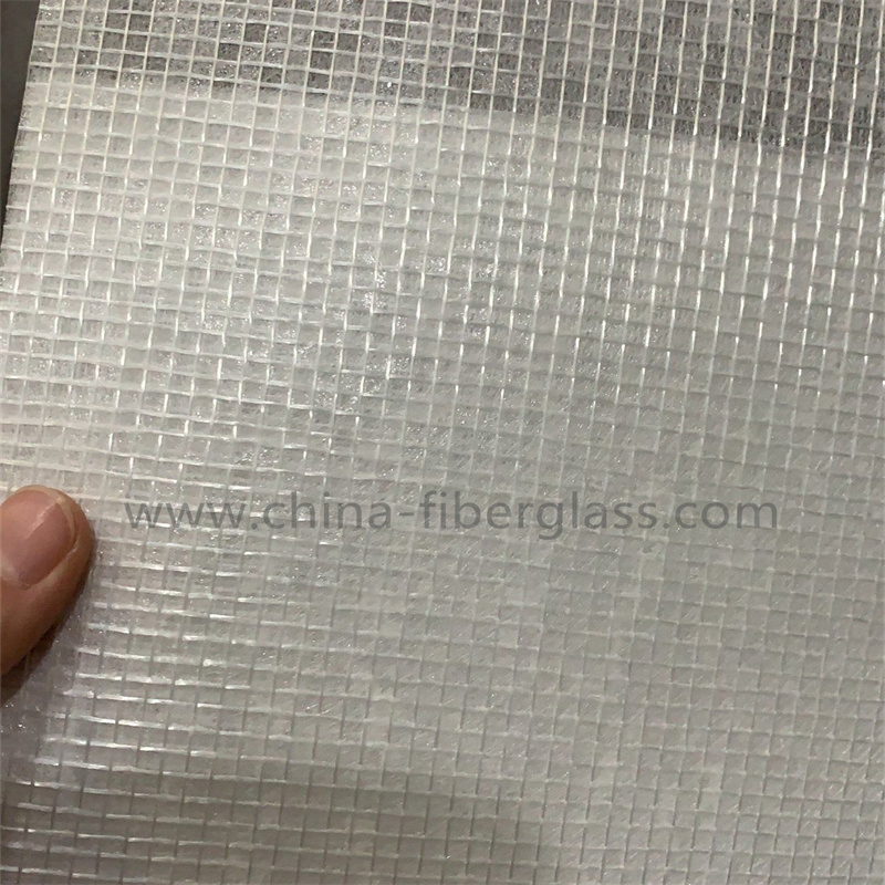 Fiberglass Tissue with Mesh/Scrim for Flexible PVC Sheet Vinyl Flooring