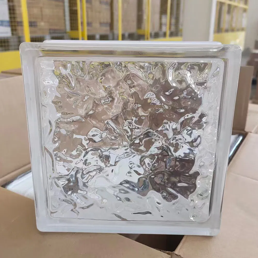 Hollow Glass Block Pink/Orange/Black/Red/Green/Blue Colored Glass Brick 190*190*80mm