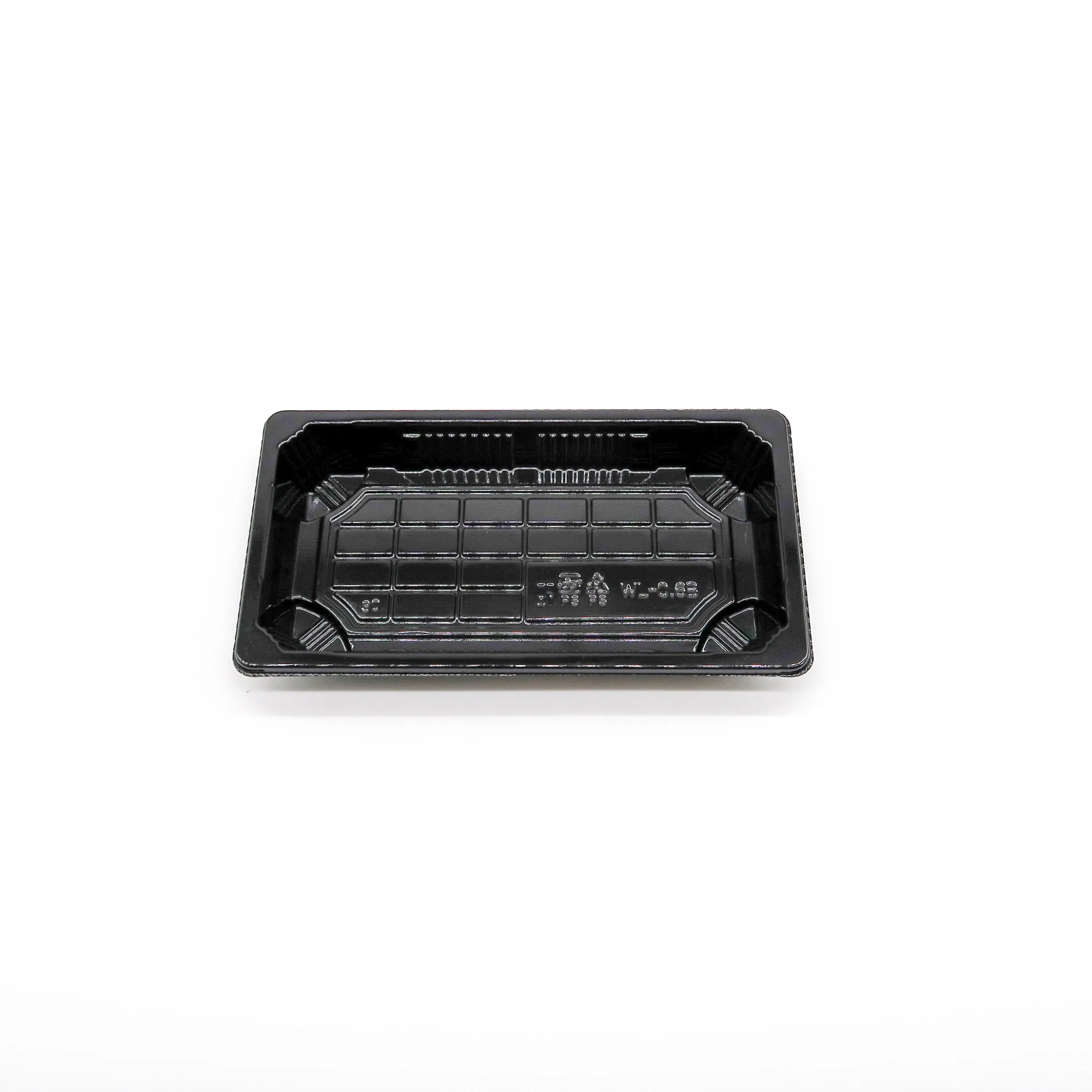 Custom Microwave Safe Disposable Food Grade Stackable Plastic Sushi Take Away Packaging Box for Restaurant and Supermarket Use