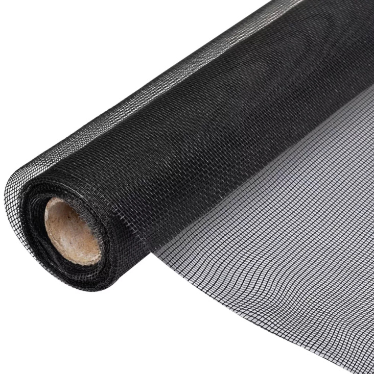 4ftx100FT Brown Color Fiberglass Window Screen Plain Weave