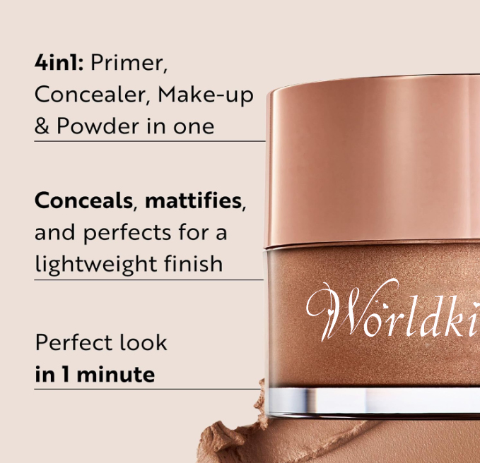 4in1 Primer, Foundation Concealer & Powdez