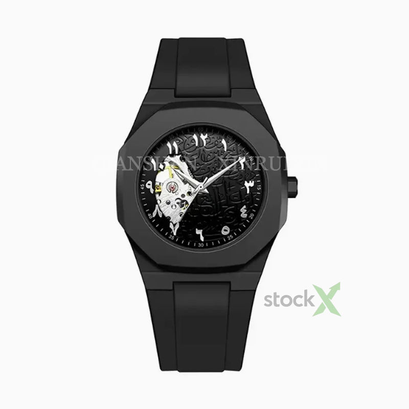 High Quality China 1: 1 Replica Wholesale Clock Waterproof Wrist Glass Copy Custom Logo Black Arabic Aura Men's Quartz Best Gift Watches Online