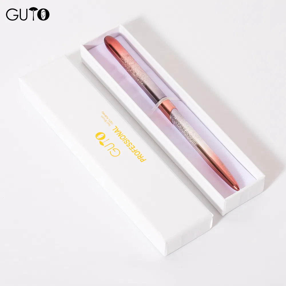 Customizable Logo Guyo #12 Pincel Sable Acrylic Brush with Metal Handle