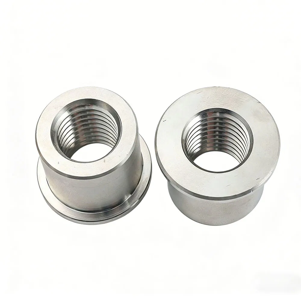 Wxsny Premium Stainless Steel 1/2 NPT Female Weld on Bung Stepped Mounting Nut for Universal Racing Car Exhaust