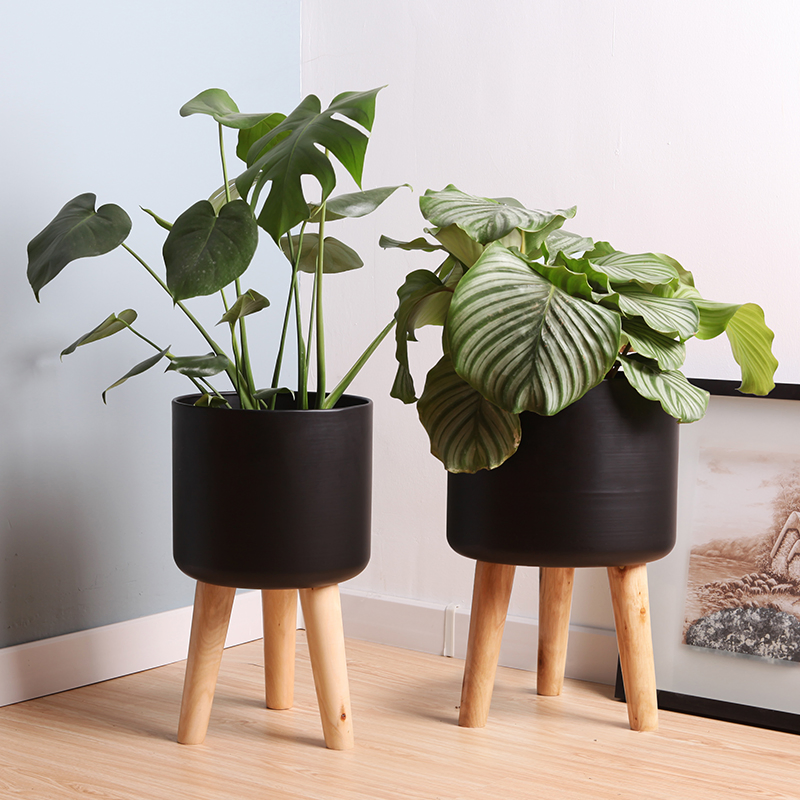 Iron Colorful Planter Pot for Home Deco and Storage
