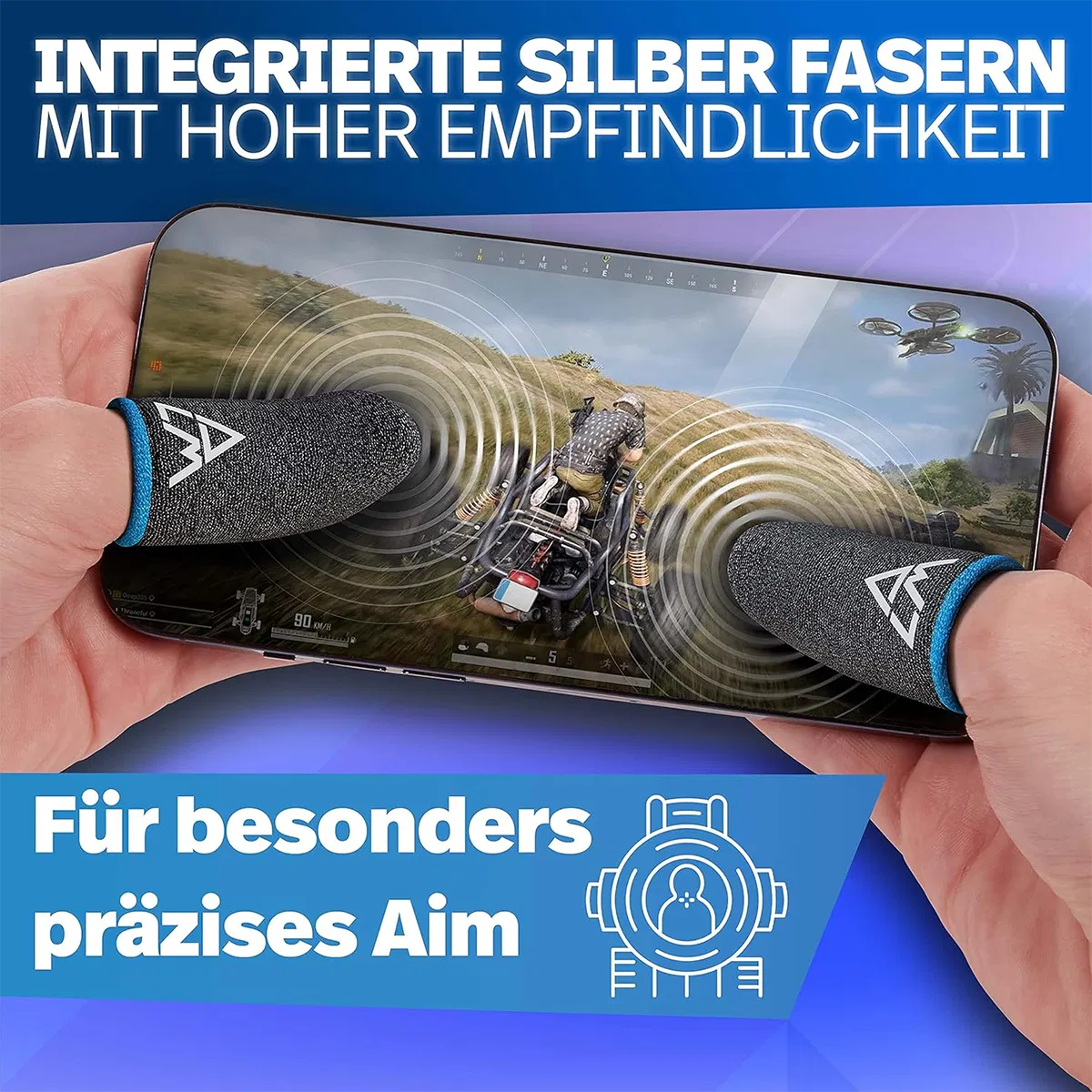 Чехлы для пальцев High-Response для гейминга