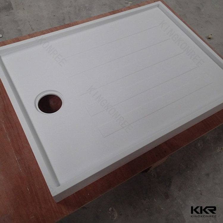 Man Made Stone Resin Artificial Marble Bathroom Shower Tray