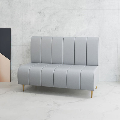 Диван-кровать кожаный бархатный для ресторана