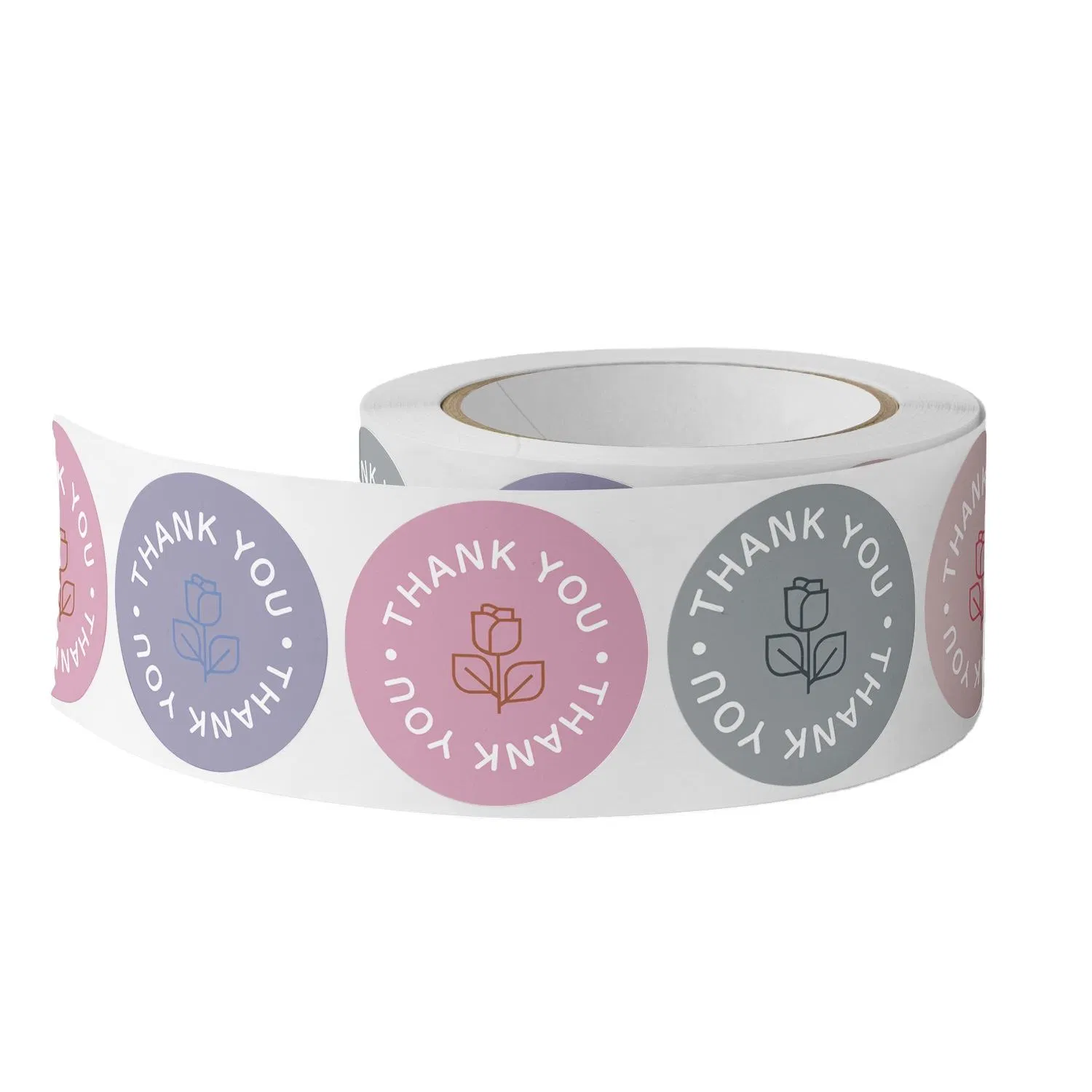 Custom Waterproof Round Vinyl Sticker Labels for Branding