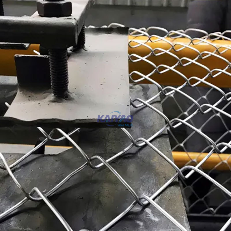 Flexible Diamond Mesh Fence Chain Link Wire for Construction Site Barrier