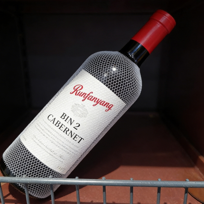 Эластичная сетка для упаковки винных бутылок