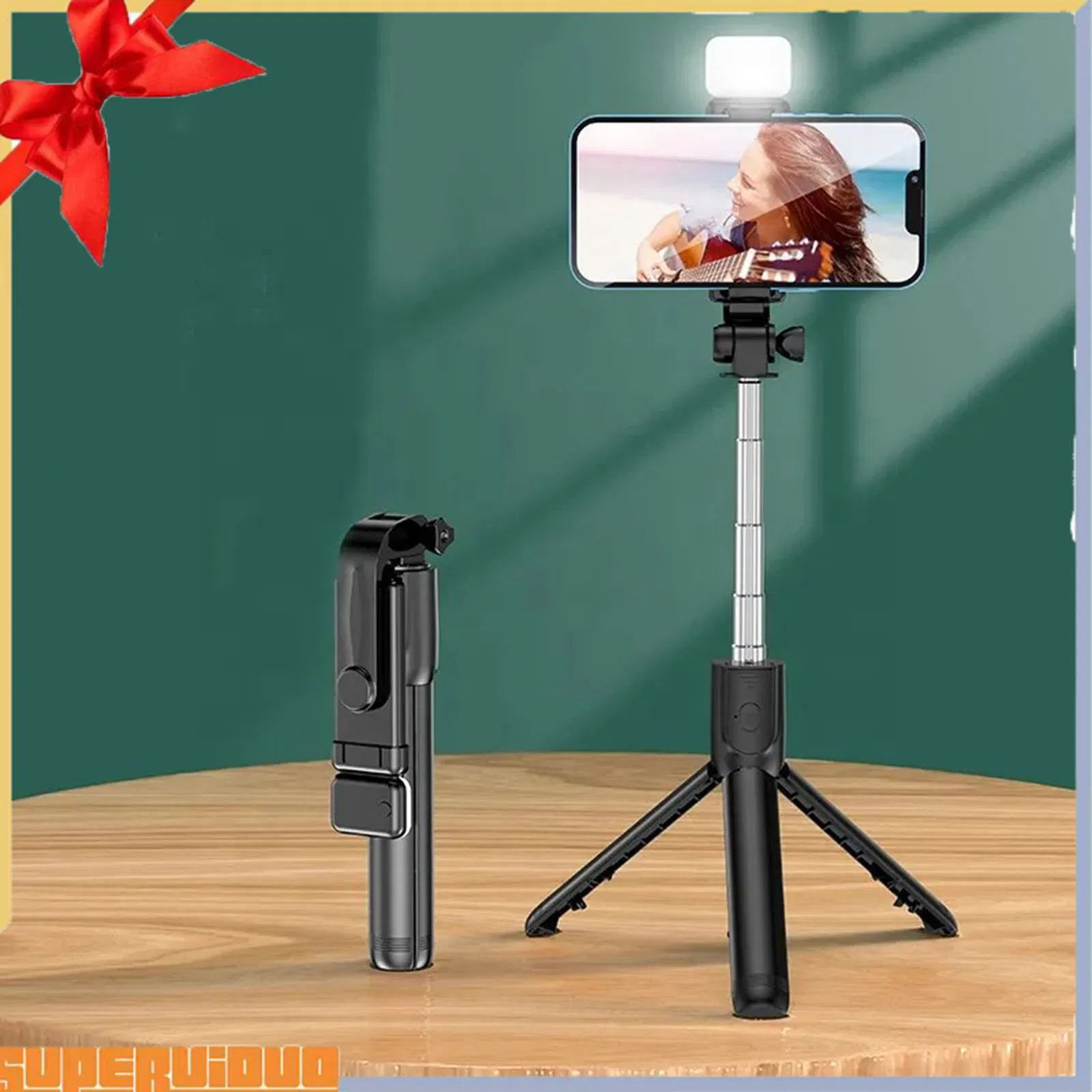 Гибкий монопод для селфи с Bluetooth-пультом