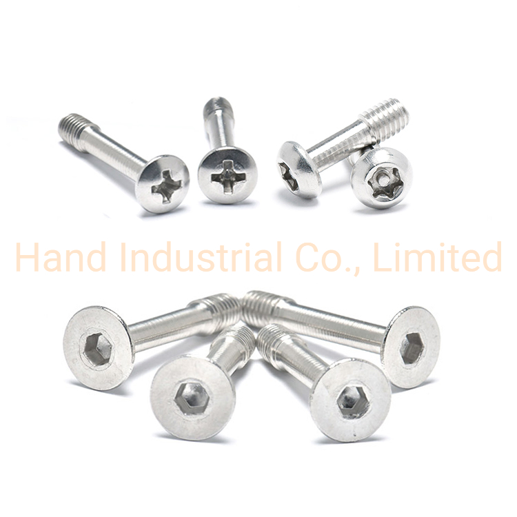 High Quality Ss 304 Stainless Steel M6 M4 Hex Socket Cap Head Captive Screw for Computer Case