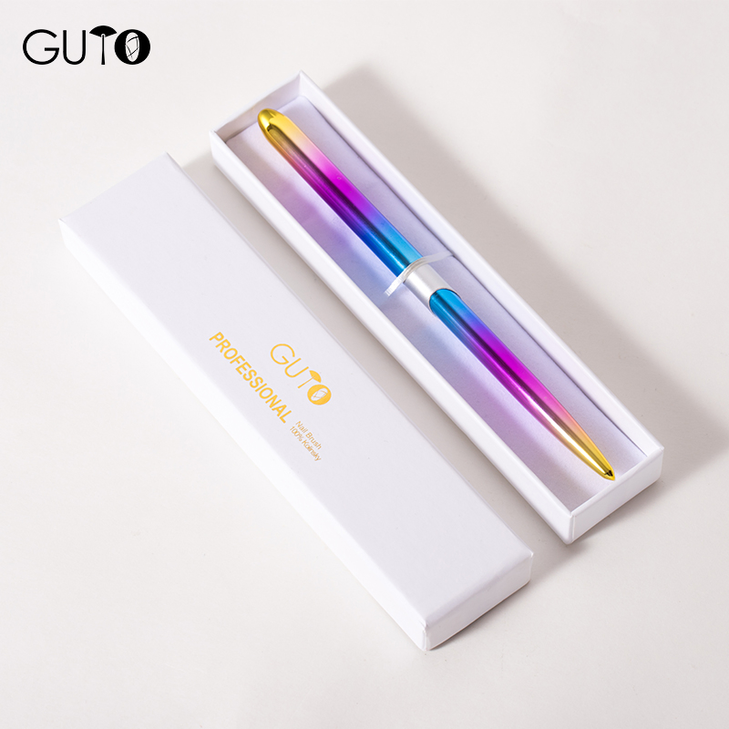 Guyo Pincel Kolinsky Acrylic Nail Brush with Metal Handle