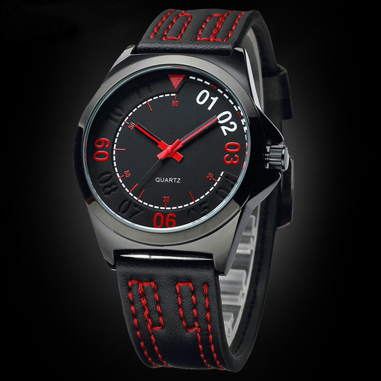 OEM Design Promotion Sport Rubber Watch with Japan Movement