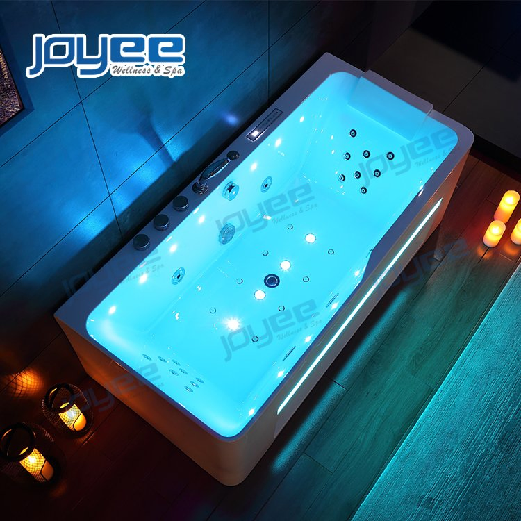 Угловая акриловая гидромассажная ванна Joyee с озоном