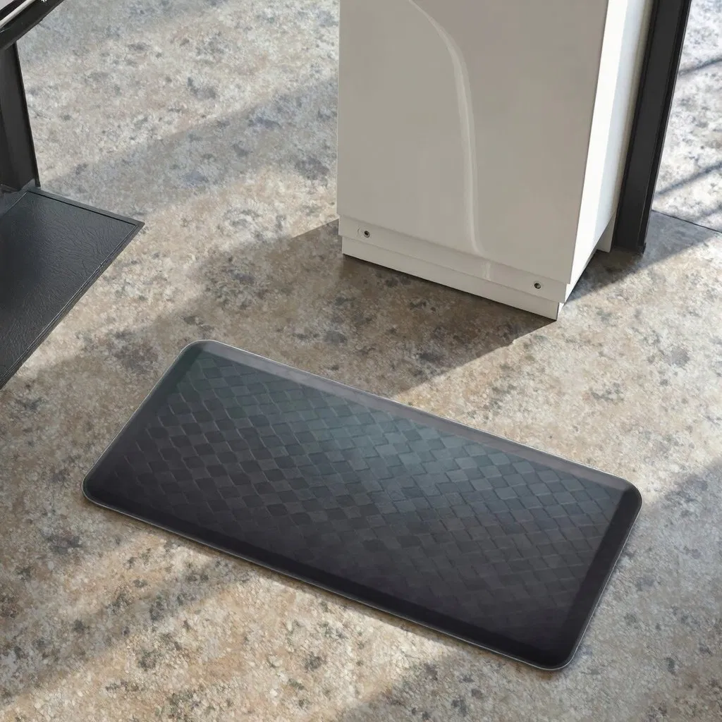 Customizable Eco-Friendly Waterproof Non-Slip Extra Thick Non-Slip Anti Fatigue Kitchen Floor Mat - 20mm, 21mm, 24mm Options