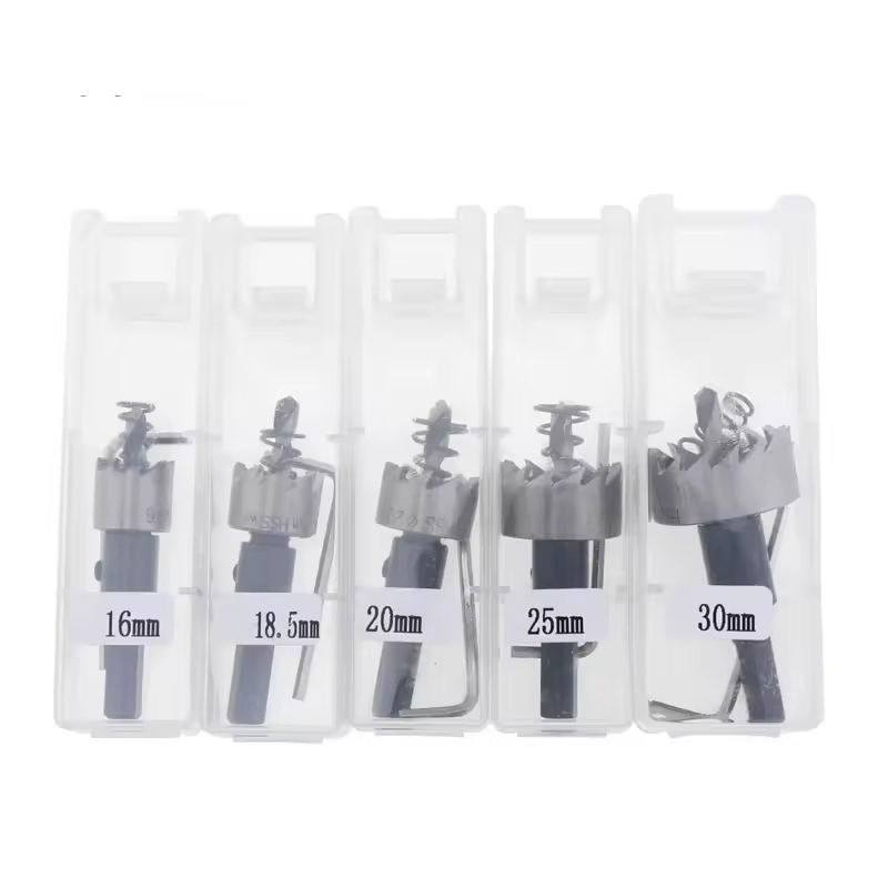 Premium High-Speed Steel Hole Saw Set for Metalworking Excellence