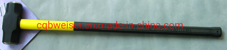 Кувалда двусторонняя кованая с деревянной/фиберглассовой ручкой