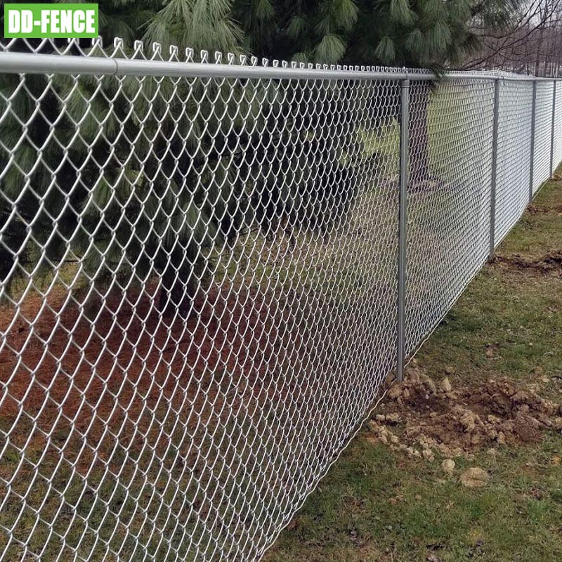 High Security Diamond Hole Sports Playground Garden Chain Link Fence