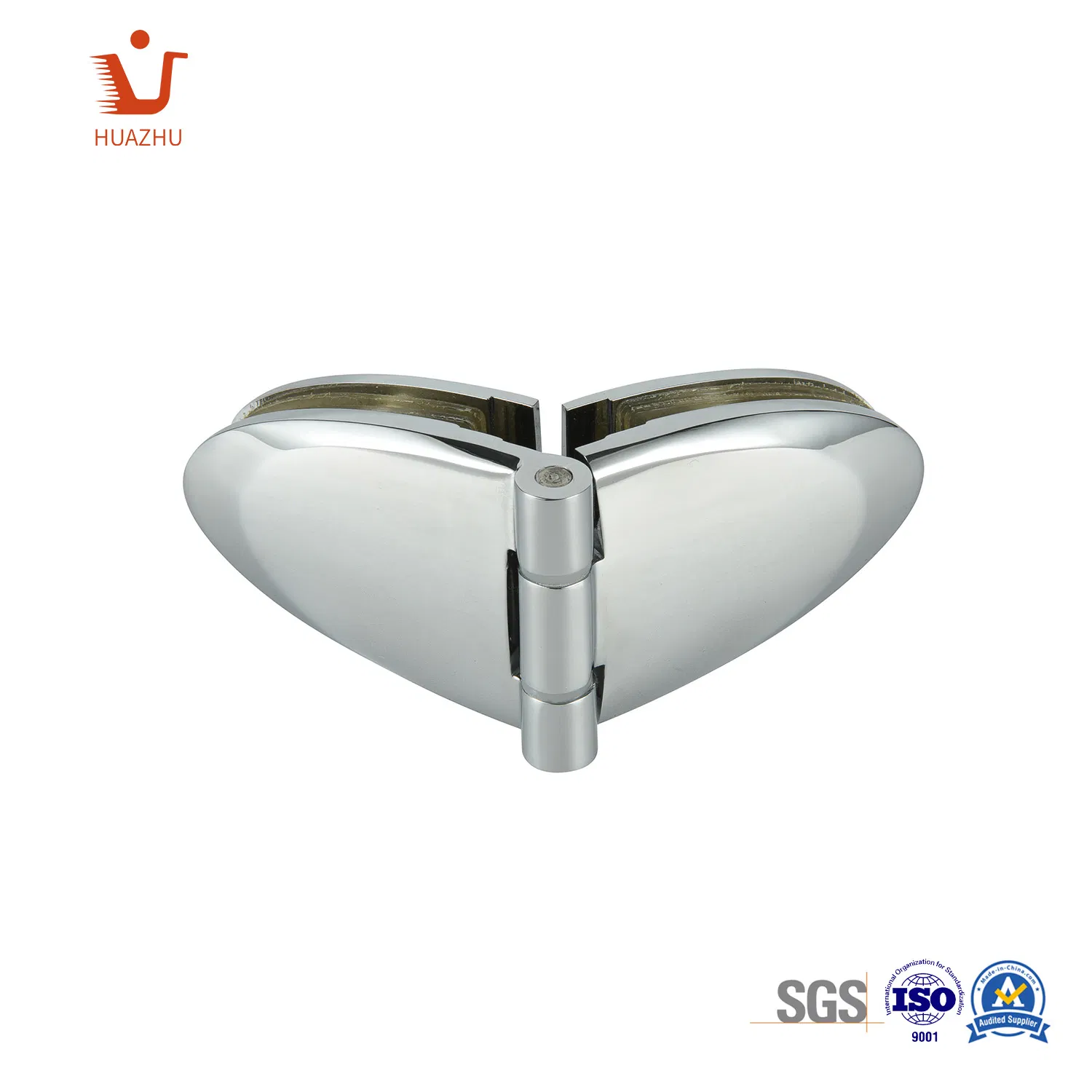 Glass Clip Door Clamp 304 Stainless Steel 90 Degree Square Frameless Glass Clamp Connector/Shower Door Fixed Panel/Glass-to-Glass Corner Clamp Chrome