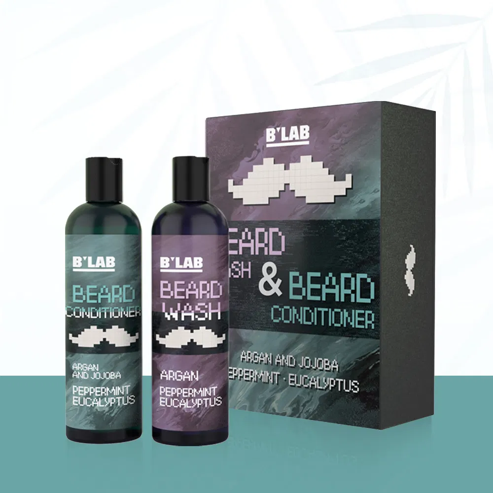 Private Label Men Set Beard Oil Beard Balm Grooming Kit Salon