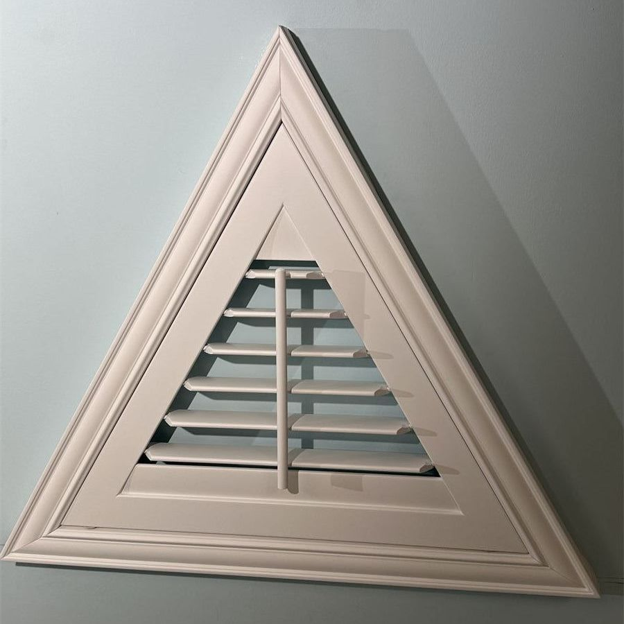 Heat Insulation Paulownia/Basswood Interior Plantation French Shutter Window Wooden Shutters Hot Sale