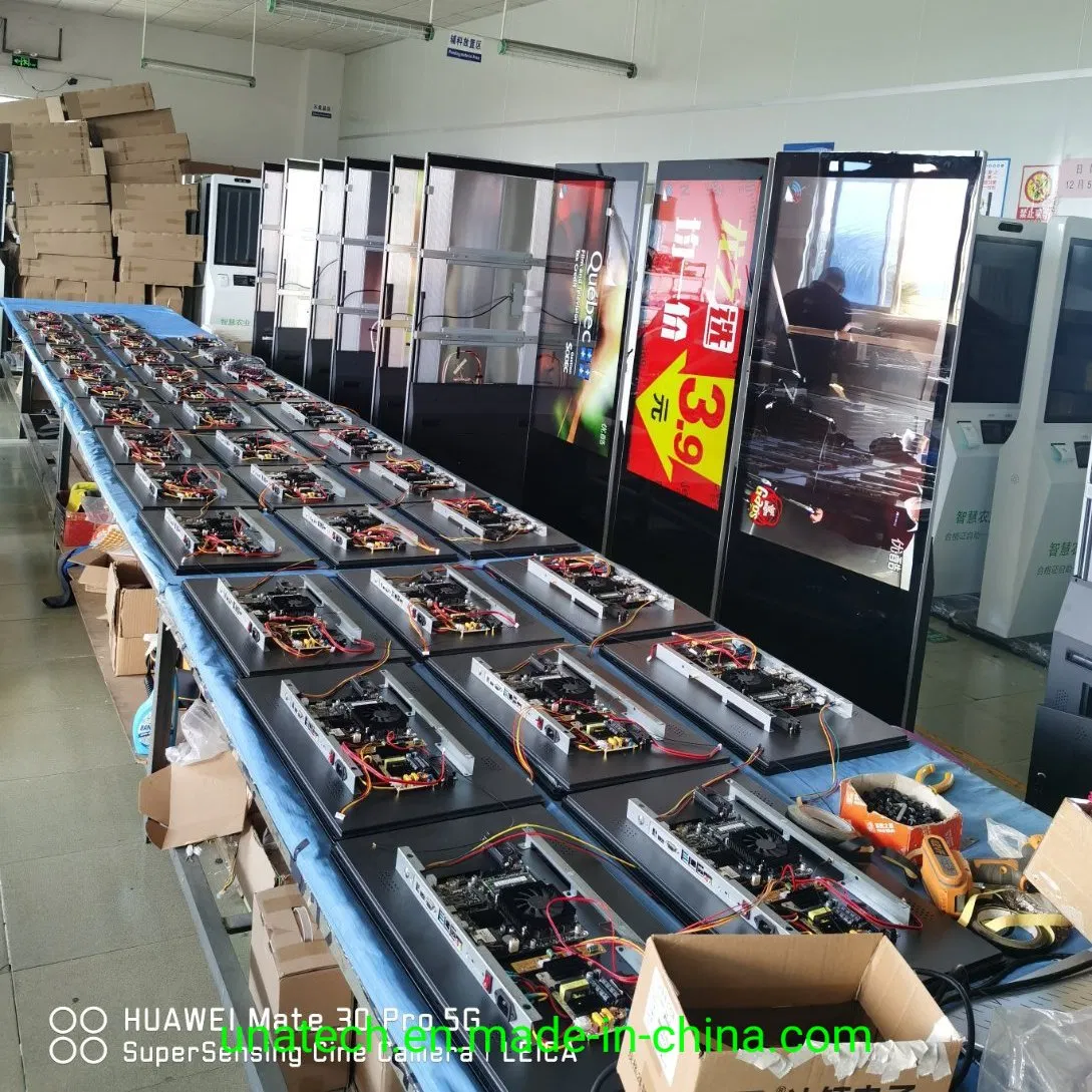 Indoor Store Menu Aluminum Commercial Video Display LED Advertising Digital Signage Panel Board