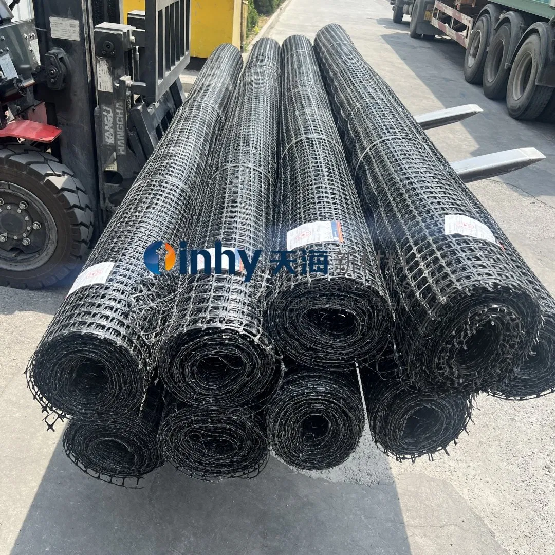 Uniaxial Biaxial Geogrid Fabric Plastic Geogrid Glass Fiber Geogrid for Asphalt Reinforcement and Driveway