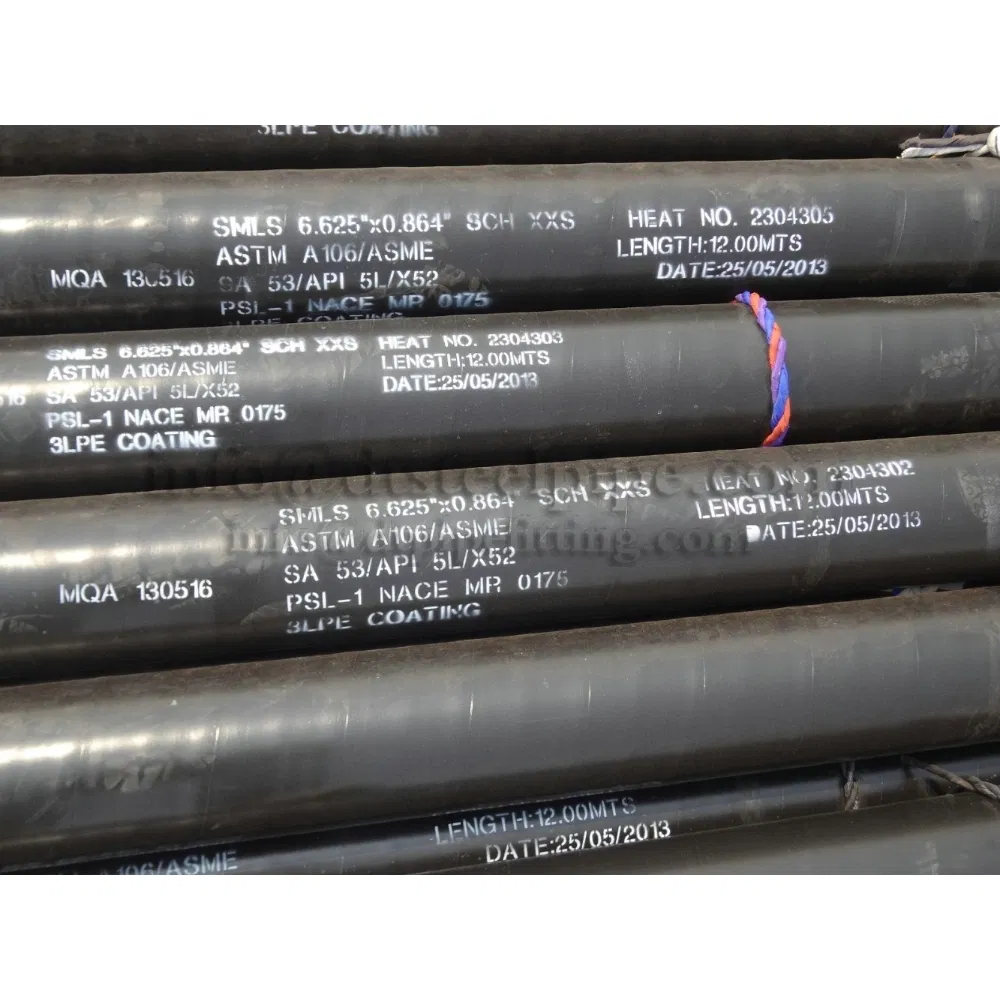 Datang ASTM A106/ASME SA53 5L Smls Steel Tube