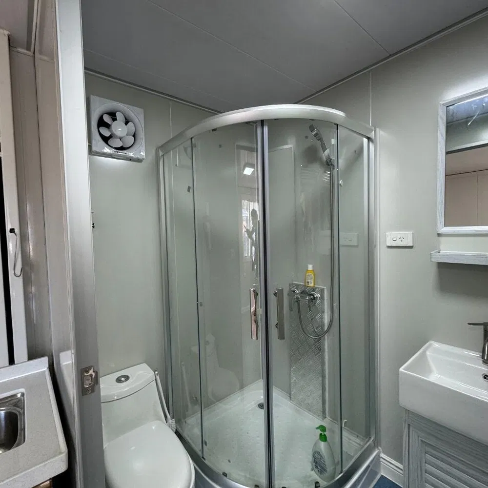 Heat Insulation Foldable Prefab Container House Convenient Single Expandable Container House