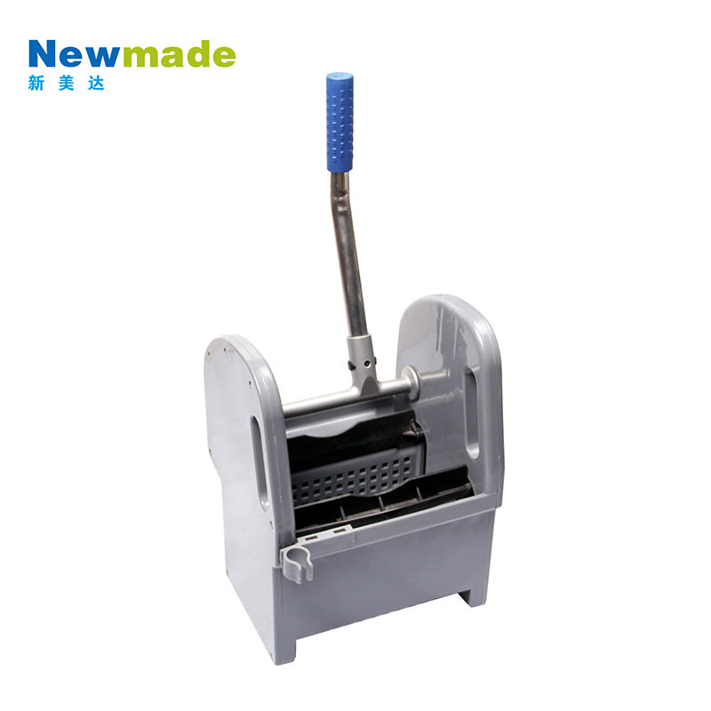 Down Press Double Mop Bucket Wringer Trolley with Wheels for Cleaning Company/Hotel/Restaurant