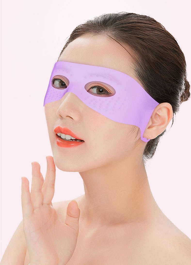 Eye Mask Relaxing Reusable Silicone for Puffy Eyes Dark Circles Massager
