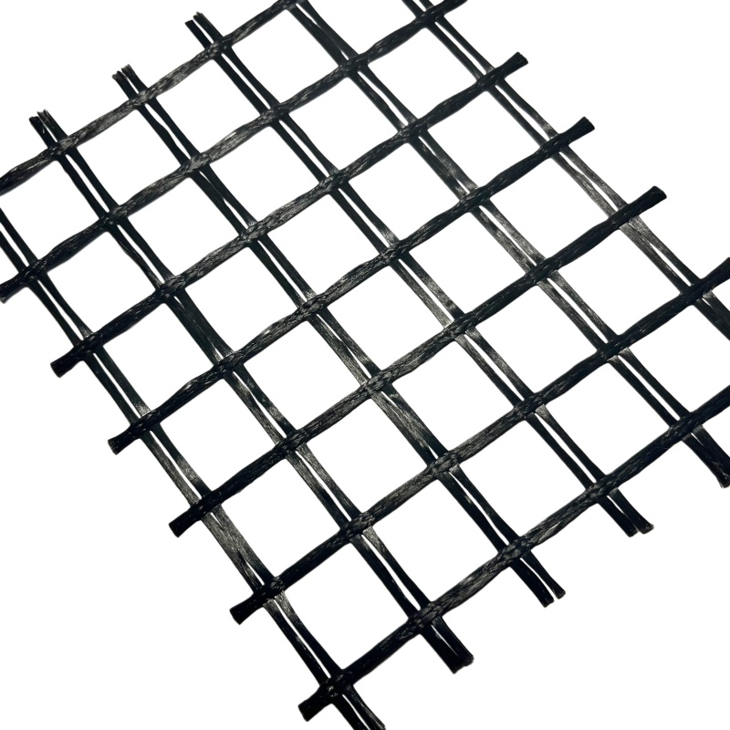 High Strength Bitumen Coated Fiberglass Geogrid for Asphalt Road Construction