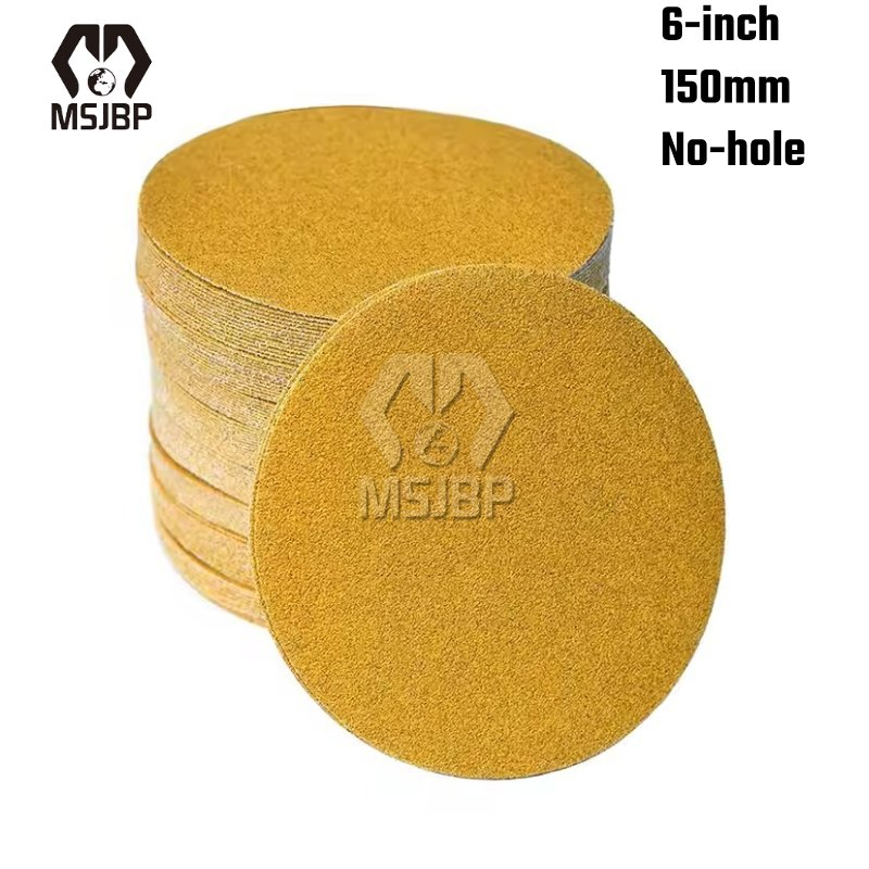 Msjbp Abrasive Factory Yellow 6-in 150mm Sanding Disc for Grinding Polishing