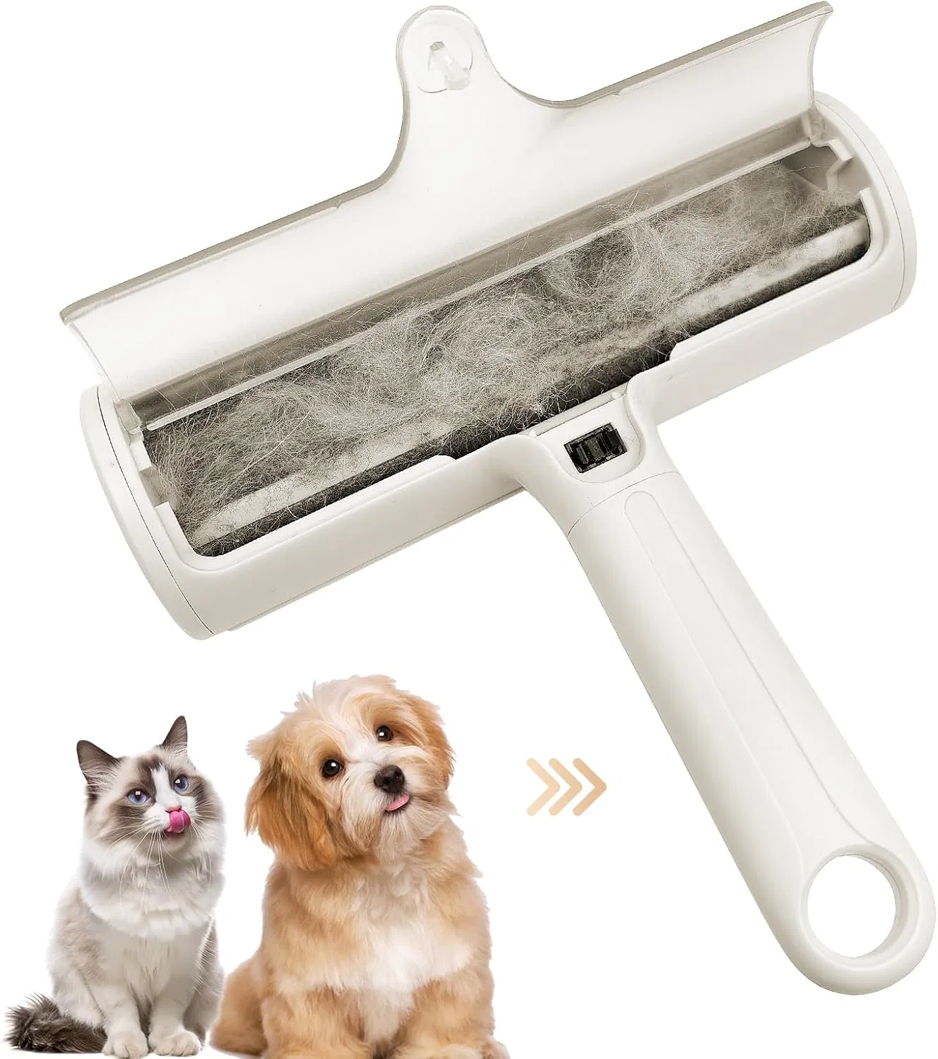 Roller Pet Hair Remover Reusable Lint Roller for Clothes Cat and Dog Hair Removal Tool for Couch, Bed, Sofa, Car Seat, Carpet, Reusable Lint Cleaning Tools