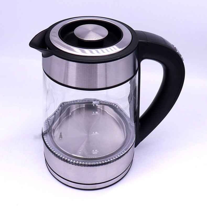Home Electronics Kitchen Appliances Transparent High Borosilicate Glass Electric Kettle