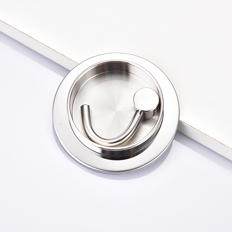 15kg Kitchen Hooks Bedroom Wall Hidden Rotating Single Robe Hook